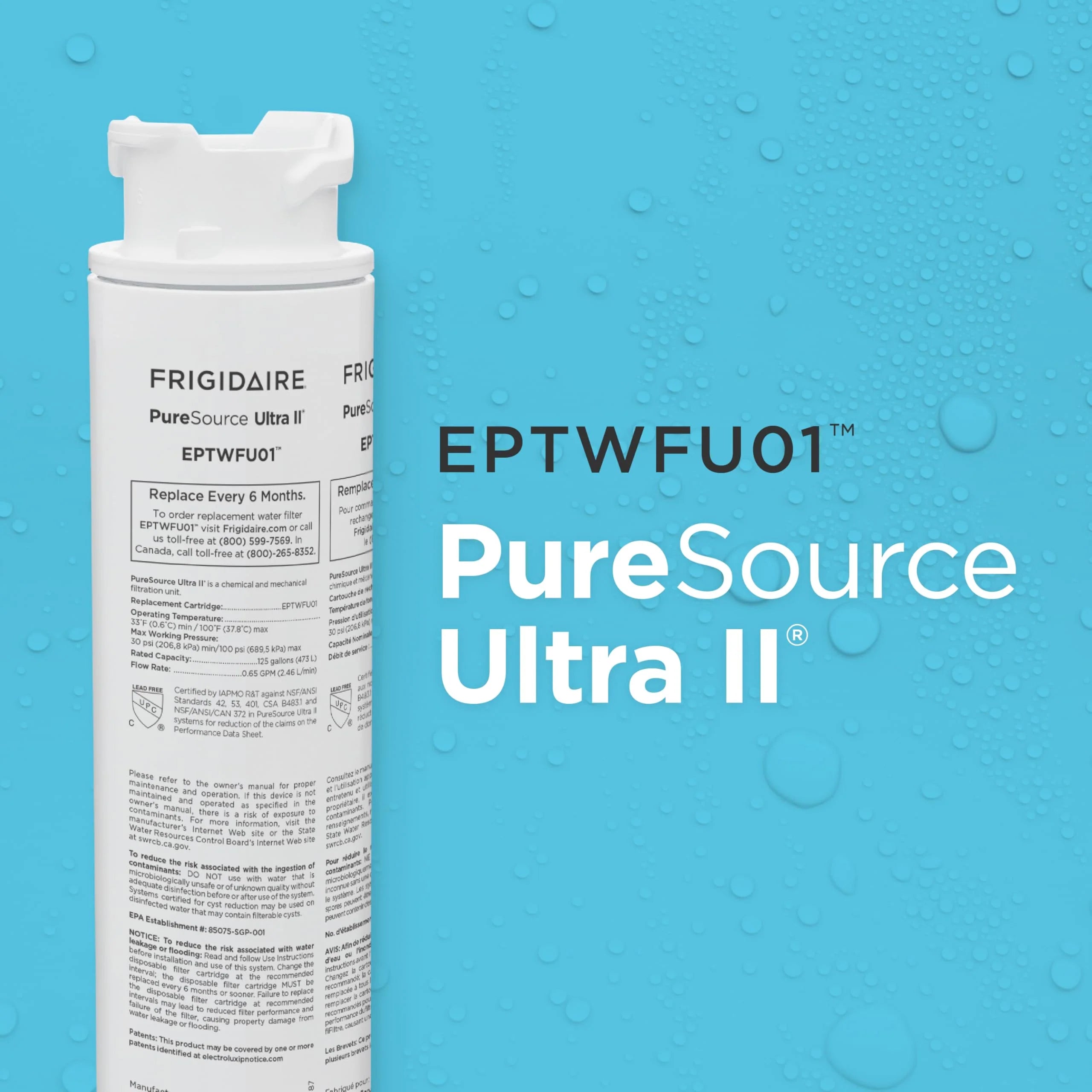 Frigidaire EPTWFU01 Refrigerator Water Filter